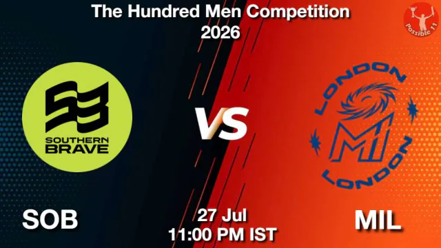 SOB vs MIL 2026 Match Preview, Head