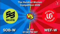 SOB-W vs WEF-W 2026 Match Picture