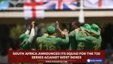 South Africa announced its
