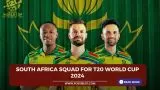 South Africa squad for