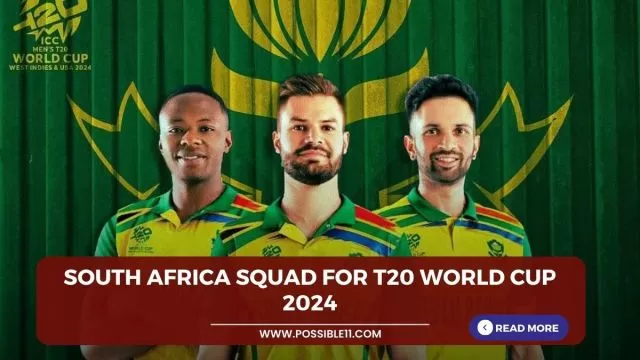 South Africa squad for t20 world cup