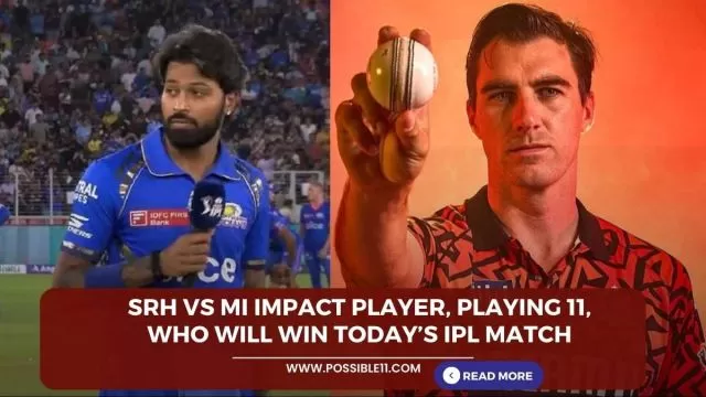 SRH vs MI Impact Player, Playing 11,
