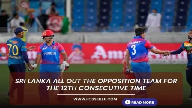 Sri lanka All out the opposition team