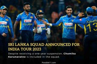 Sri Lanka Squad Announced For India