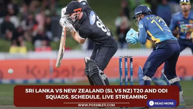 Sri Lanka vs New Zealand (SL vs