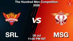SRL vs MSG 2026 Match Picture