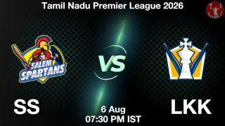 SS vs LKK TNPL 2026 Match Preview, Head to Head, Playing XI & AI Prediction SS vs LKK TNPL 2026 Match