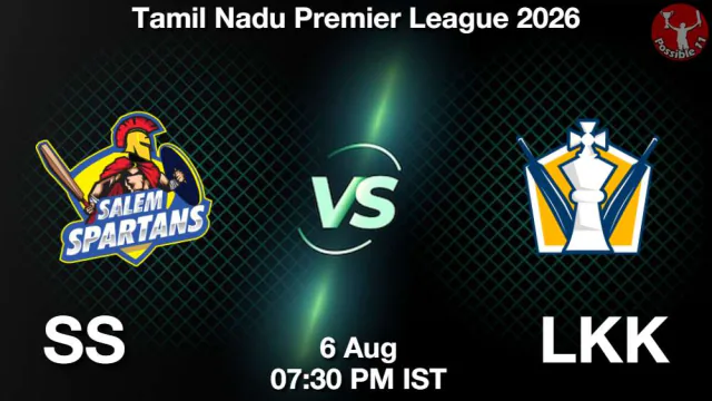 SS vs LKK TNPL 2026 Match Preview,