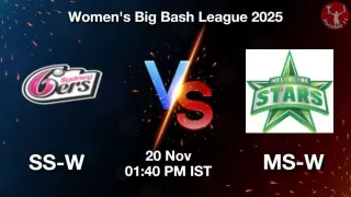 SS-W vs MS-W WBBL 2025, Pitch