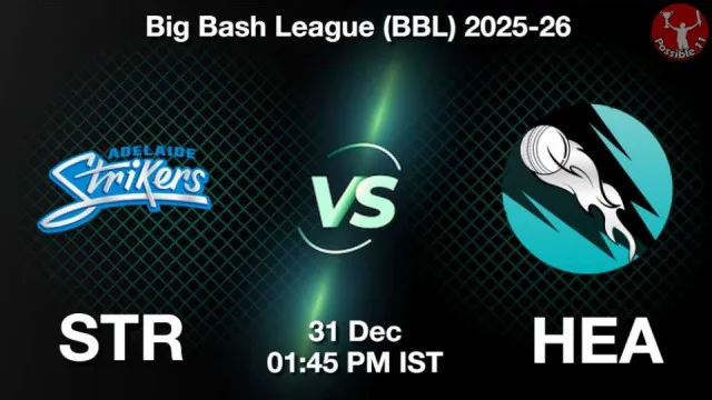 STR vs HEA BBL 2025-26, Pitch Report,