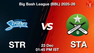 STR vs STA BBL 2025-26, Pitch