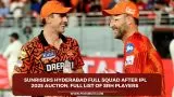 Sunrisers Hyderabad full squad