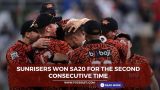 Sunrisers won SA20 for