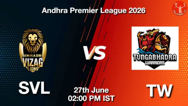 SVL vs TW APL 2026 Match Preview,