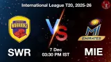 SWR vs MIE, Pitch