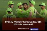 Sydney Thunder full squad
