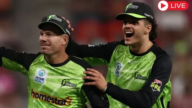 Sydney Thunder vs Brisbane Heat BBL Live