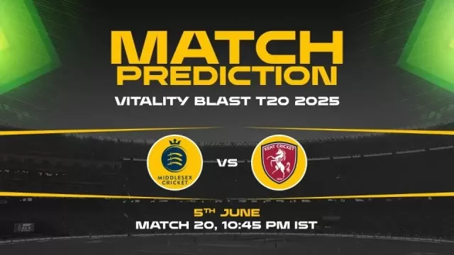T20 Blast 2025: MID vs KEN- Playing