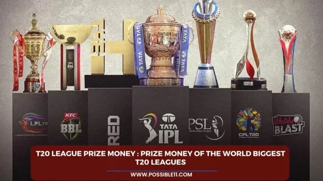 T20 League Prize Money : Prize money