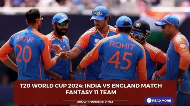 T20 World Cup 2024: India vs England