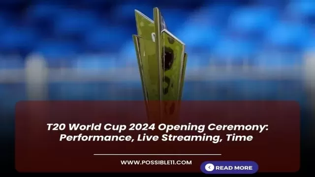 T20 World Cup 2024 Opening Ceremony: Performance,