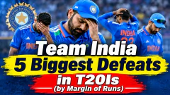Team India 5 biggest defeats Picture