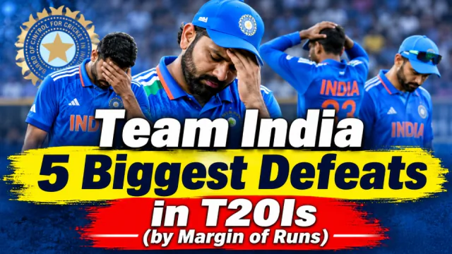 Team India 5 biggest defeats in T20Is (by
