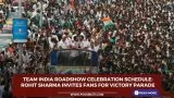 Team India roadshow celebration