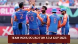 Team India squad for