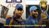 Team India squad for