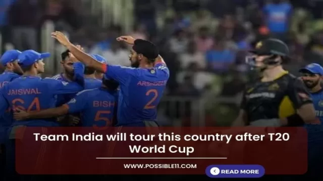 Team India will tour this country after