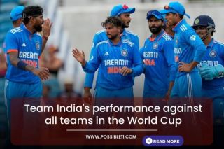 Team Indias performance against all teams