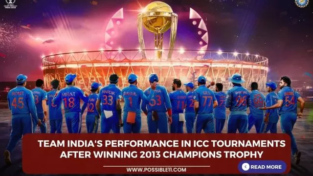 Team Indias performance in ICC tournaments After