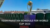 Team Pakistan schedule for
