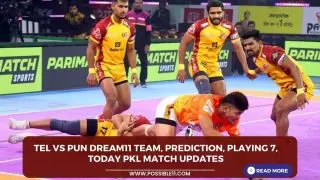 TEL vs PUN Dream11 Team, Prediction,