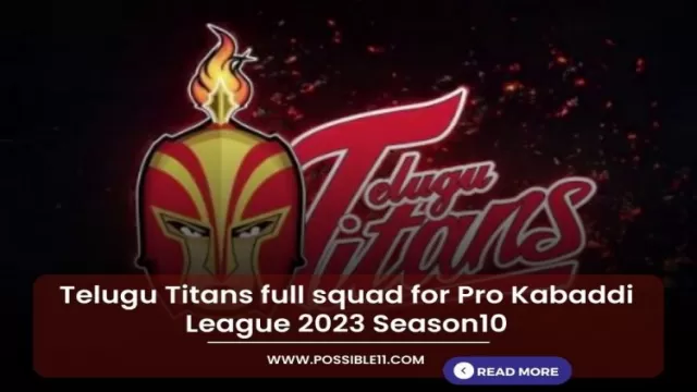 Telugu Titans full squad for Pro Kabaddi