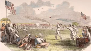 The first cricket international match ever