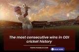 The most consecutive wins