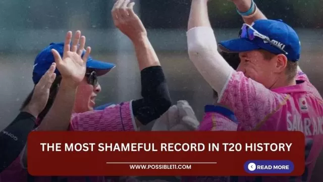 The most shameful record in T20 history