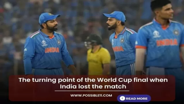 The turning point of the World Cup