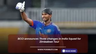 Three changes in India Squad for