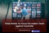 Three Points To Focus