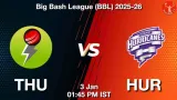 THU vs HUR BBL