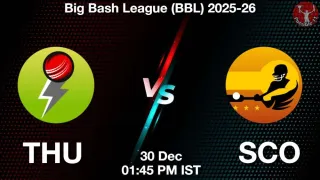 THU vs SCO BBL 2025-26, Pitch