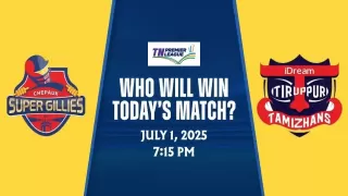 TNPL 2025 CSG vs ITT: Playing