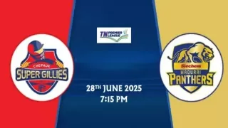 TNPL 2025 CSG vs SMP: Pitch
