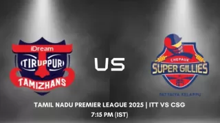 TNPL 2025 ITT vs CSG: Pitch