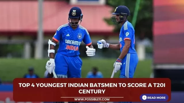 Top 4 youngest Indian batsmen to score