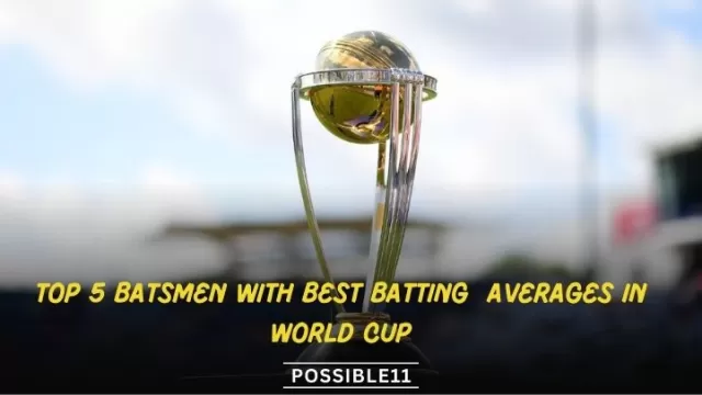 Top 5 Batsmen With Best Batting Averages