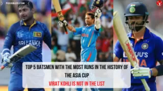 Top 5 batsmen with the most